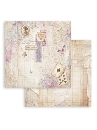 Pack papiers 20 x 20 cm - Romantic Collection "Quiet Days" - Stamperia