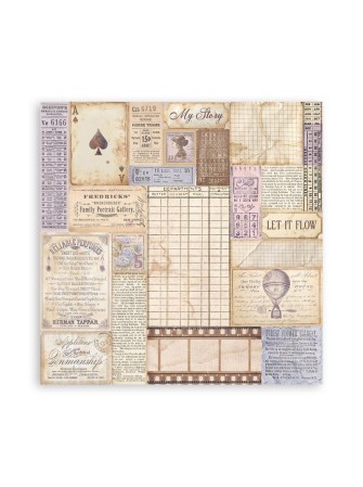 Maxi Pack papiers  - Romantic Collection "Quiet Days" - Stamperia