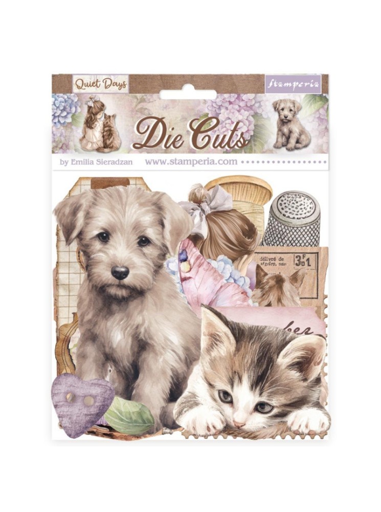 Die cut - Romantic Collection "Quiet Days" - Stamperia