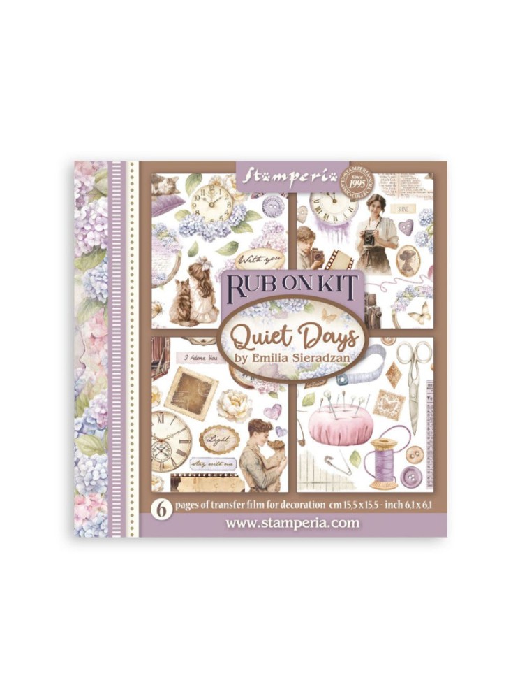 Rub'ons Kit - Romantic Collection "Quiet Days" - Stamperia