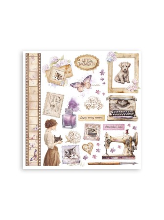 Rub'ons Kit - Romantic Collection "Quiet Days" - Stamperia