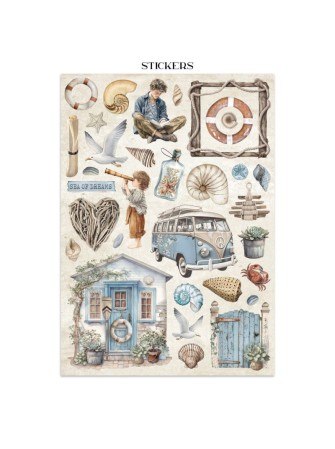 Junk Journal - Collection "Silent Sea" - Stamperia