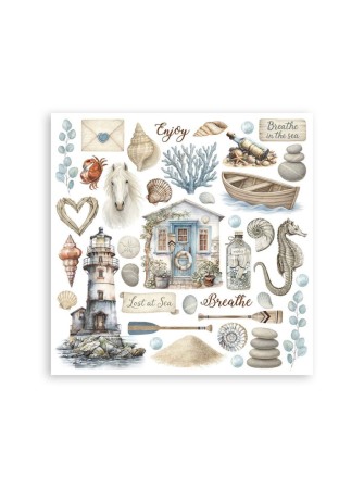 Rub'ons Kit - Collection "Silent Sea" - Stamperia