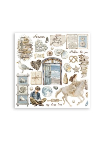 Rub'ons Kit - Collection "Silent Sea" - Stamperia