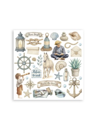 Rub'ons Kit - Collection "Silent Sea" - Stamperia