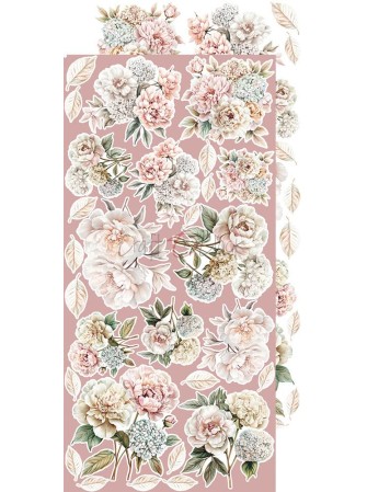 Pack de décors Mix  - Collection "Rose Emotions"  - Craft O'Clock