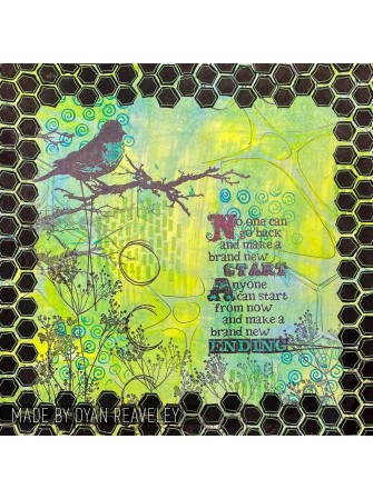 Tampon cling - Urban Tapestry - Tim Holtz - Stampers Anonymous