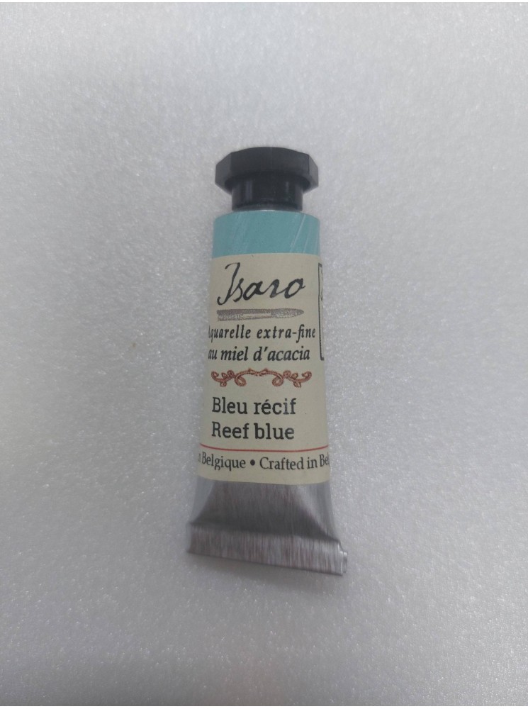 Aquarelle extra fine en tube - Bleu récif - Isaro