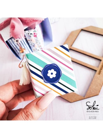 Gabarit en bois pour album - collection "So'Family" - Sokaï