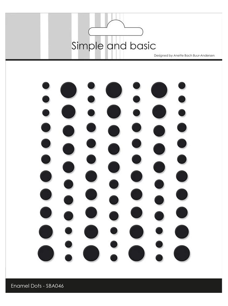 Enamels dots mat - Noir - Simple and Basic