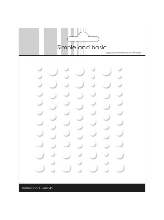 Enamels dots mat - Blanc -...