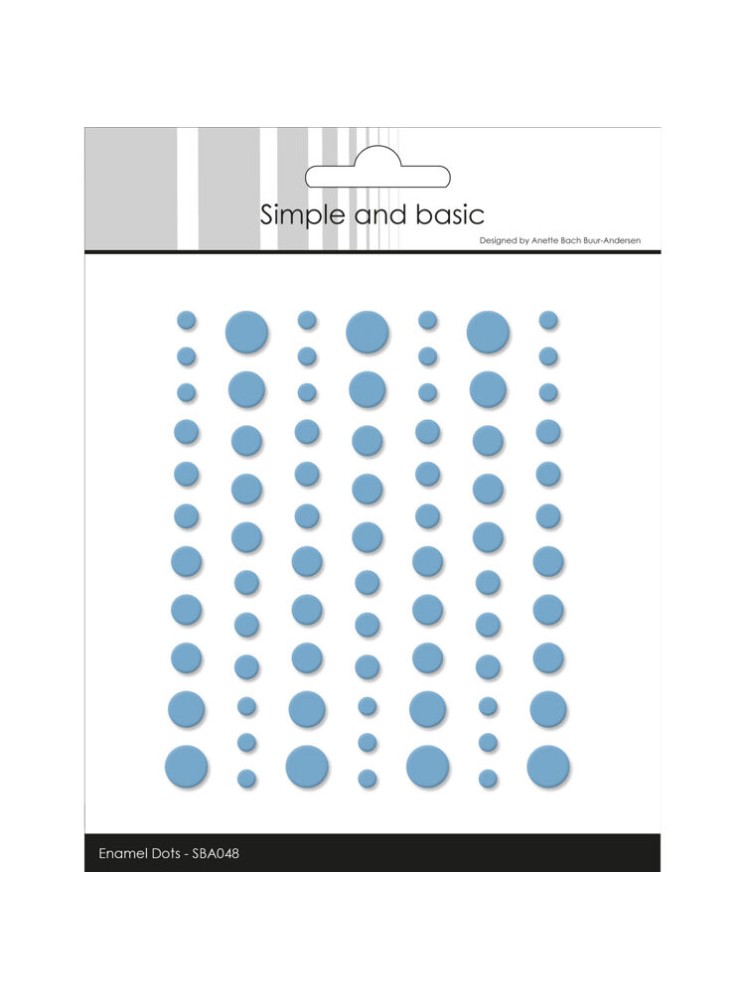 Enamels dots mat - Bleu clair - Simple and Basic
