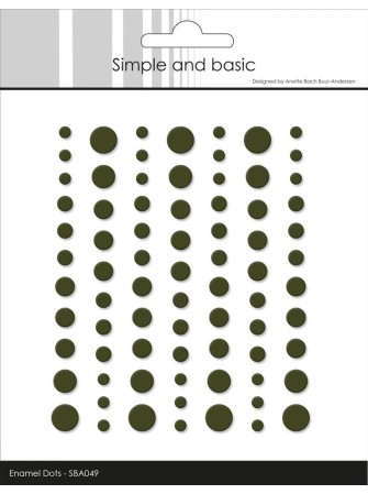 Enamels dots mat - Vert...