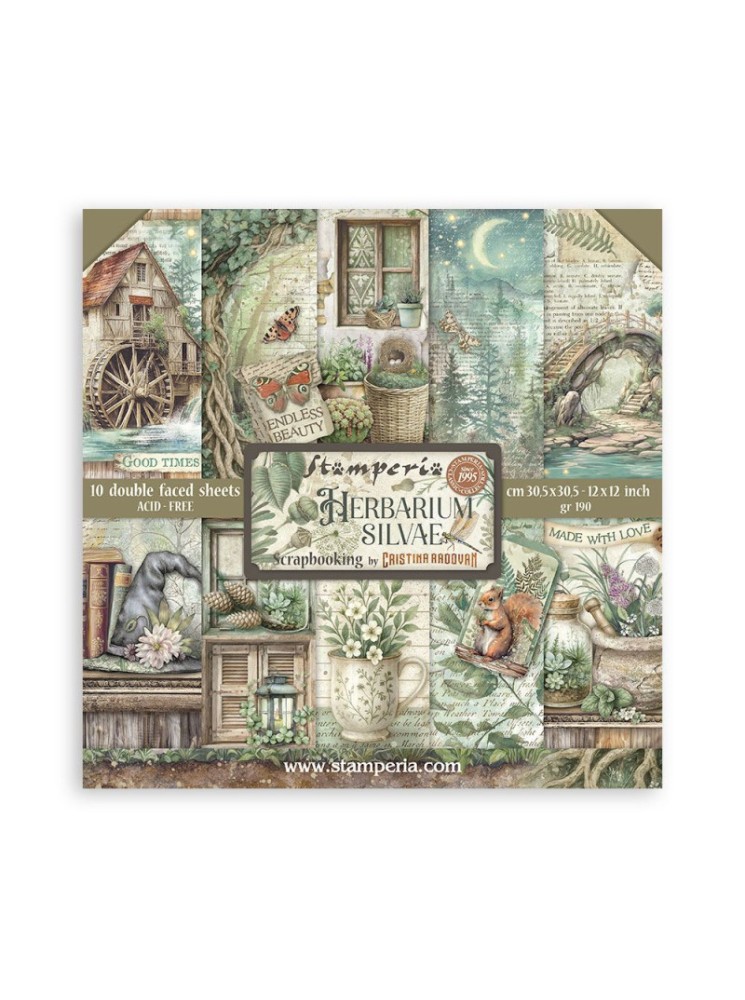 Pack papiers  - Collection "Herbarium Silvae" - Stamperia