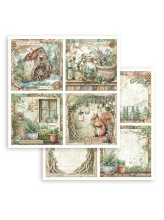 Pack papiers  - Collection "Herbarium Silvae" - Stamperia