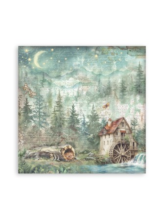 Maxi Pack papiers 20 x 20 cm  - Collection "Herbarium Silvae" - Stamperia