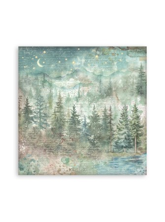 Maxi Pack papiers 20 x 20 cm  - Collection "Herbarium Silvae" - Stamperia