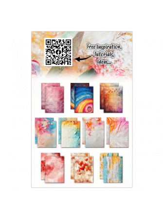 Pack de papiers imprimés A5 - Starlight Zing - 17 - Aall & Create